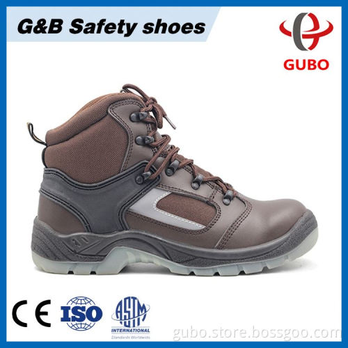 high ankle smashing resisitance safety shoes with tpu outsole